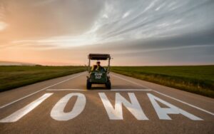 Golf Cart Driving laws in Iowa, USA