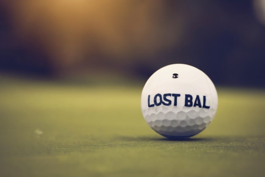 golf rules for lost balls